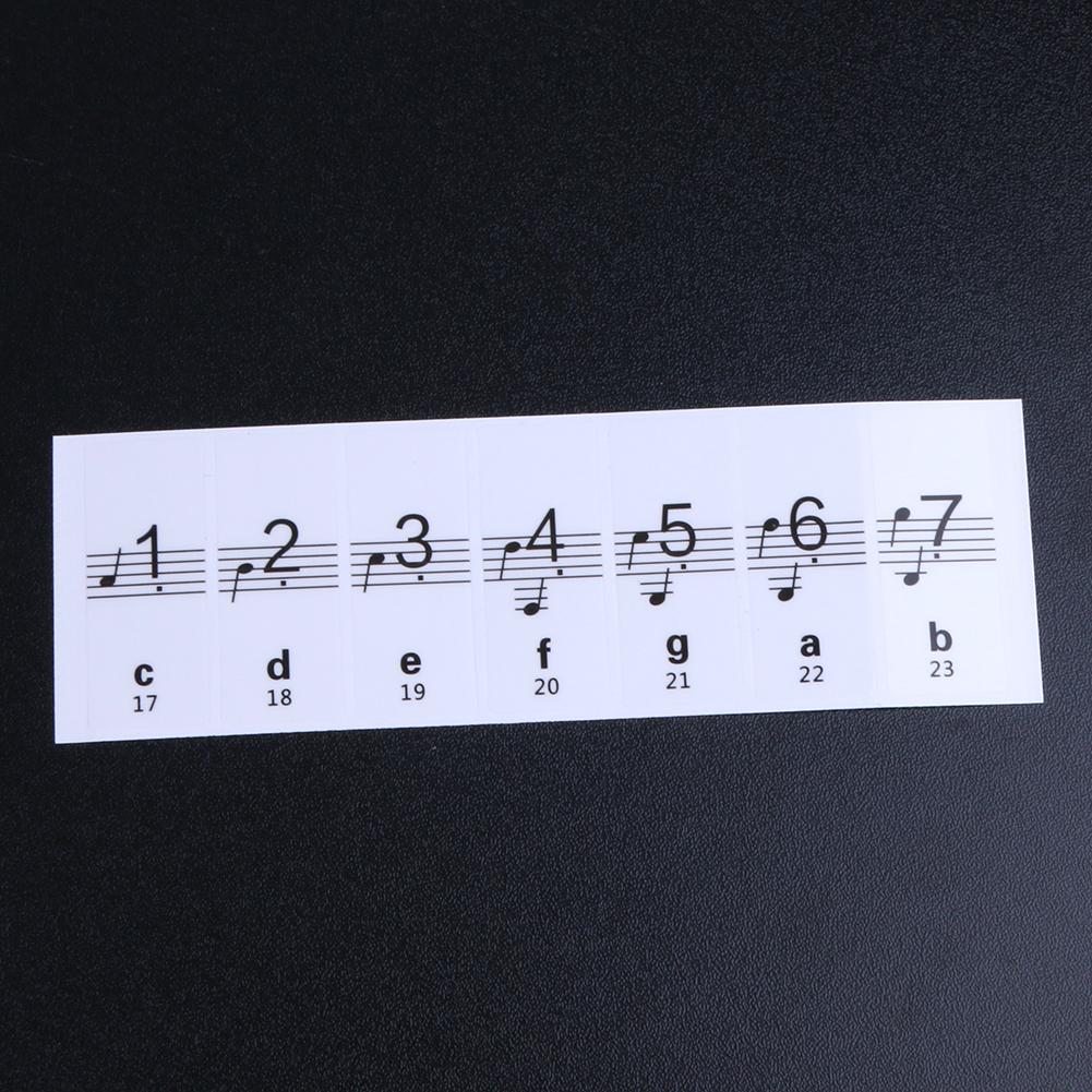 88 Toetsen Transparante Key Note Stickers Voor Pia... – Vicedeal