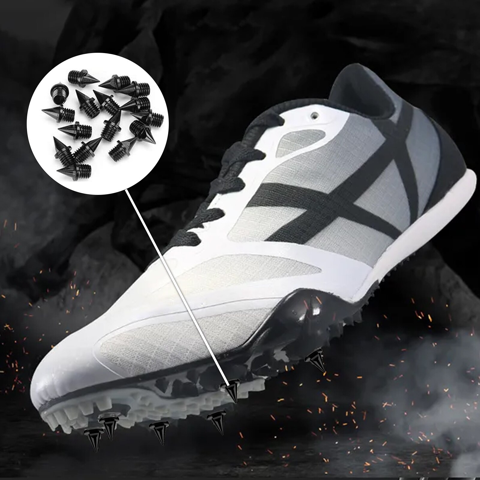 Cross Country Spikes Cross Country Spikes Met Spikes Sleutel Track Schoen Spikes Met Spikes Wrench Voor Mannen Vrouwen Duurzaam Hard