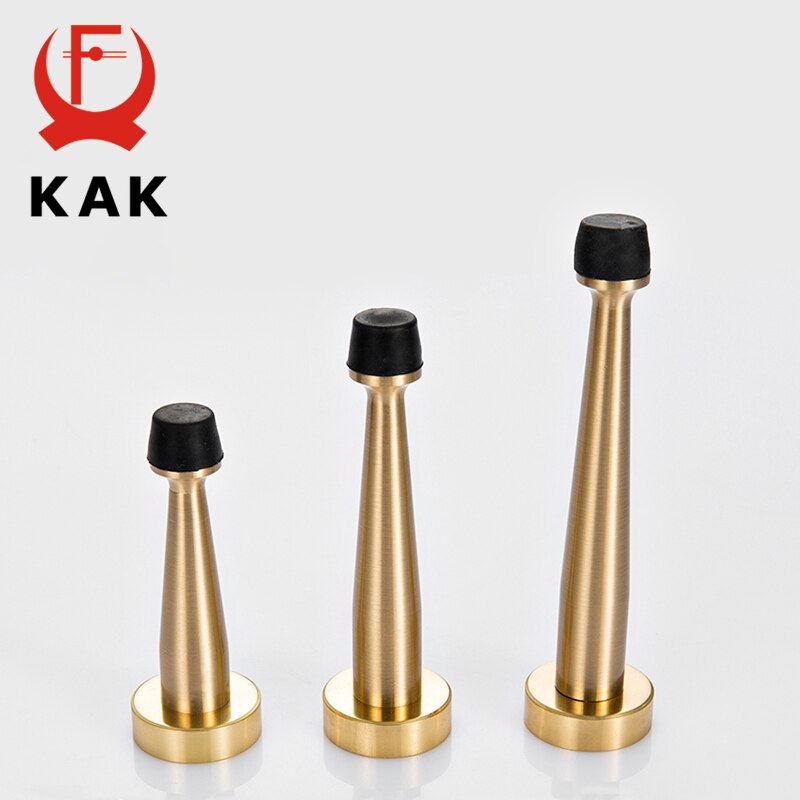 KAK Batente de Porta Batente Da Porta de Bronze Do Banheiro Piso Pesados Montagem Na Parede Pára-Choque Titular magnético Da Porta Porta Prendedor hardware