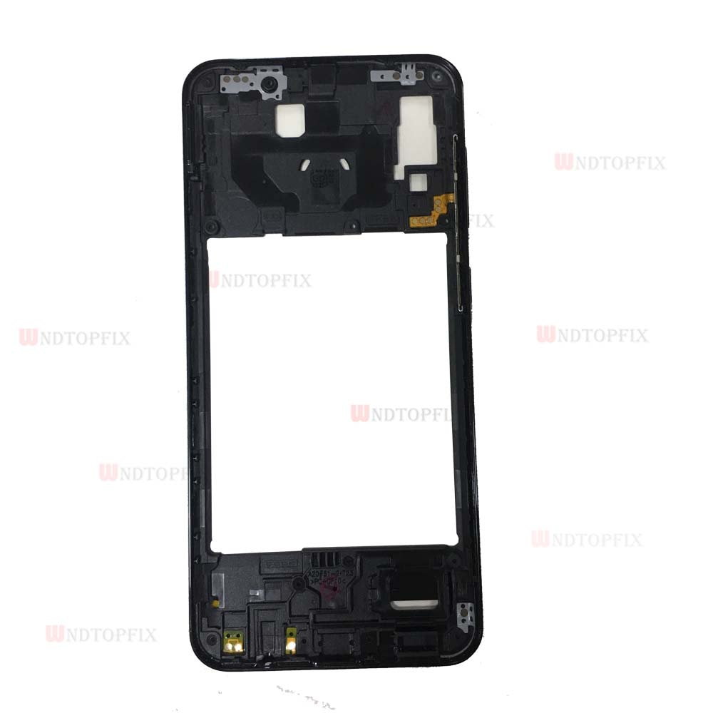 For Samsung A20 A30 A40 A50 A60 A205F A305F A405F A505F A606F Front Housing LCD Frame Middle Frame Back Plate Housing Back Cover