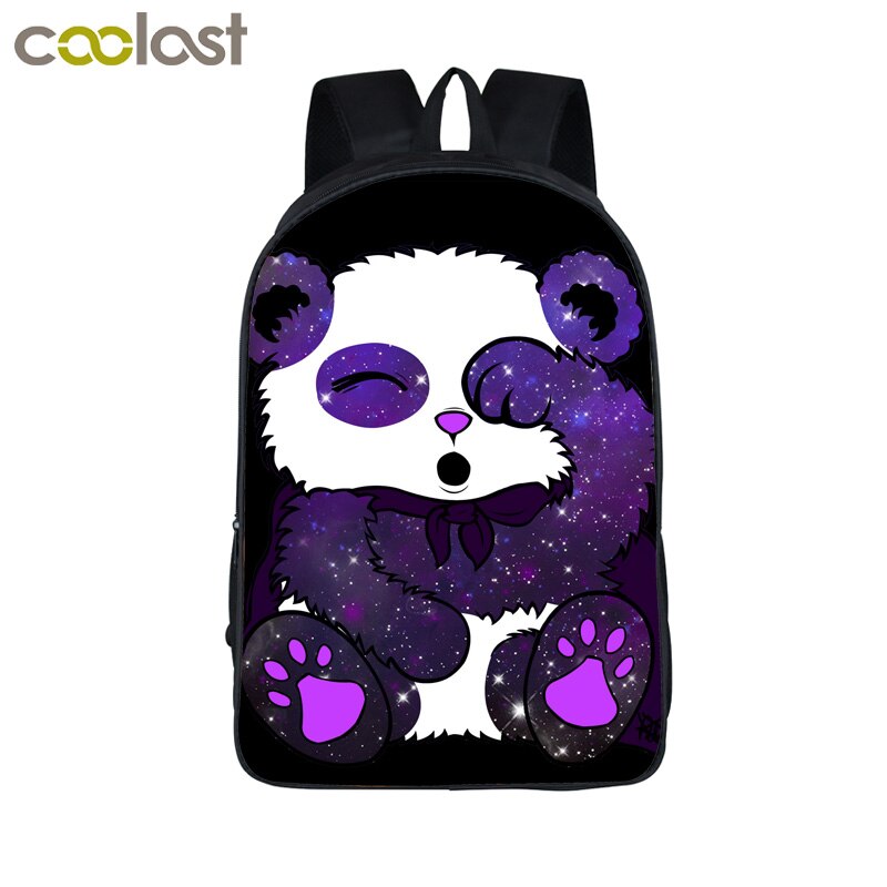Sac à dos drôle Pandicorn pour les adolescentes dessin animé Panda licorne enfants sacs d'école sacs à dos enfants livre sac meilleur: 16 panda04