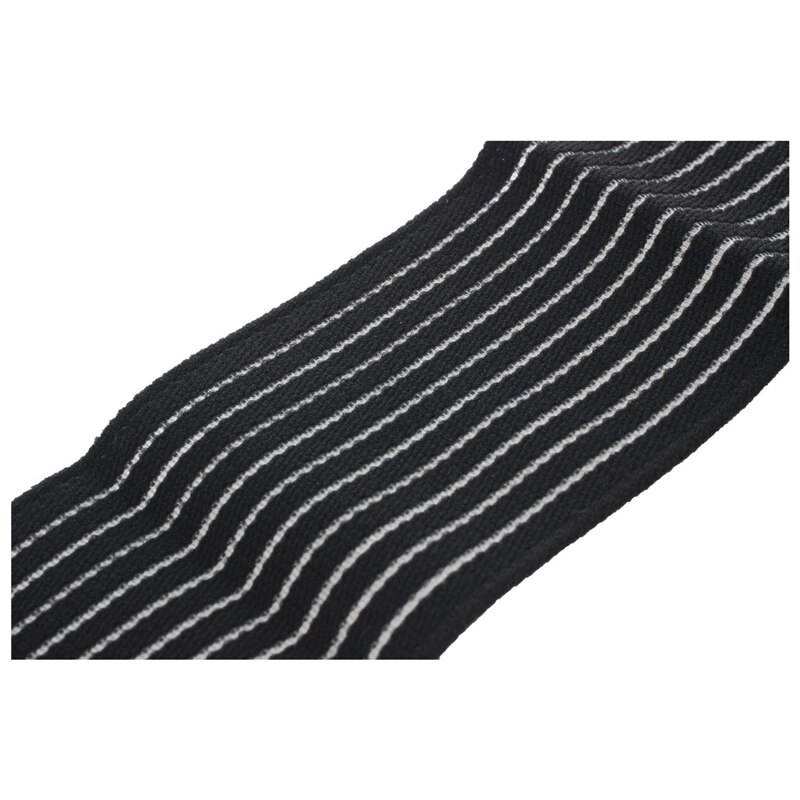 1x elastische polsondersteunende bandages, compressie, zwart & 100- pack roestvrijstalen, robuuste douchegordijnclip met haaksluiting