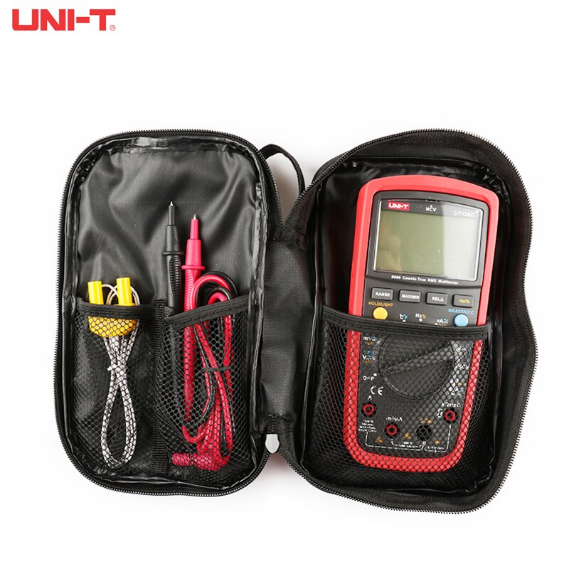 Oscilloscope Multimeter Clamp Meter Tool Bag UNI-T Tool Storage Bag Cloth Bag Storage Box Carrying Case Waterproof Soft Case