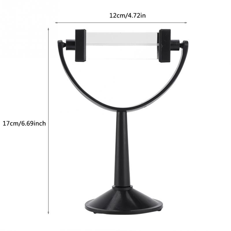 Optical Glass Triangular Prism with Stand Physics Light Spectrum Teaching Tools With