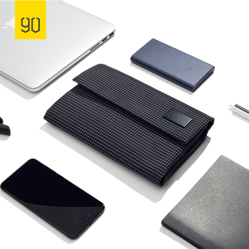 Xiaomi bolsa organizadora impermeável original, acessórios eletrônicos, bolsa portátil 600d oxford para fone de ouvido por cabo mi6 5S