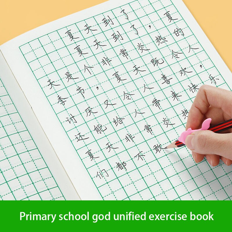 40 Chinese Elementary School Children Learning Pinyin Writing Book School Study Notebook Math Book English Book Textbook