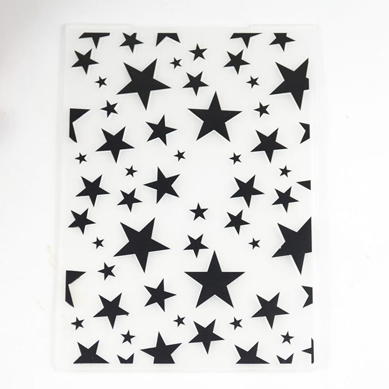 Star embossing folder background for DIY Scrapbooking Decorative Embossing card making: Default Title
