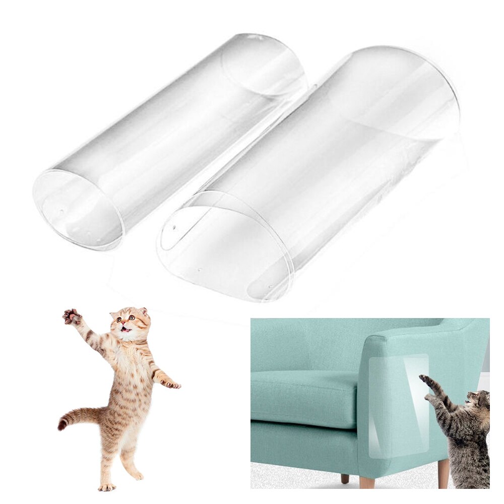 Anti Scratch Pet Guard Cat Scratching Adhesive Corner Guard PVC Cat Scratchers Furniture Couch Protector Paw Pad