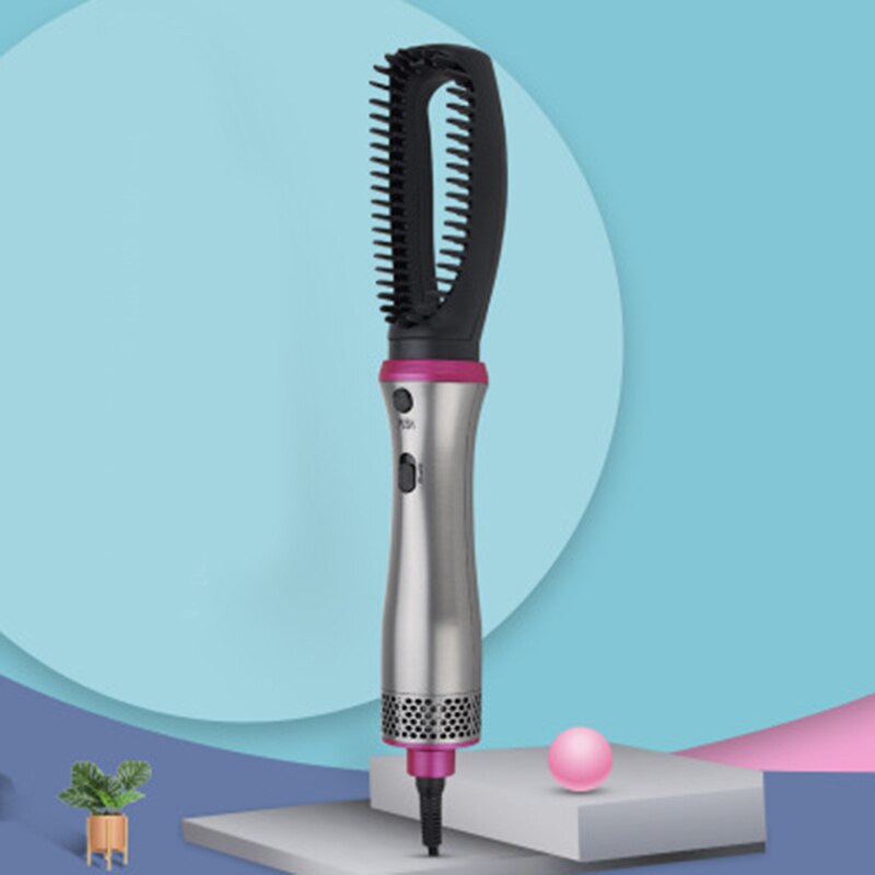Multifuncional secador de cabelo 5 em 1 escova redonda rotativa escova de ar quente secador de cabelo com bocal de ar