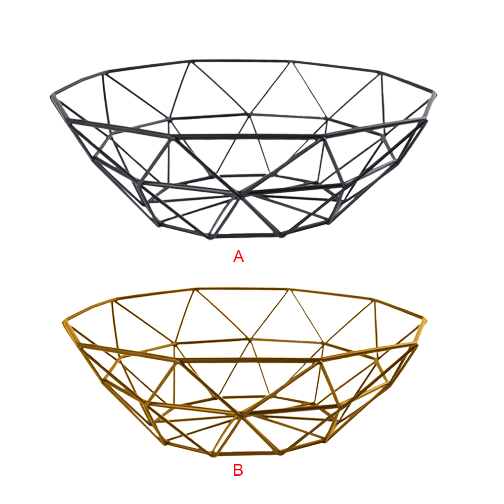 Fruitmand, container, schaal, ron mesh, geweven fruitmand, keukenblad, fruitschaal, decoratieve groentehouder