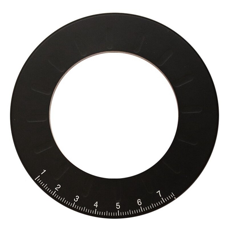1 Piece of 4.9 InStainless Steel Drawing Tool Measuring Ruler Round Math Adjustable Circle Drawing Tool Rotary Measuring