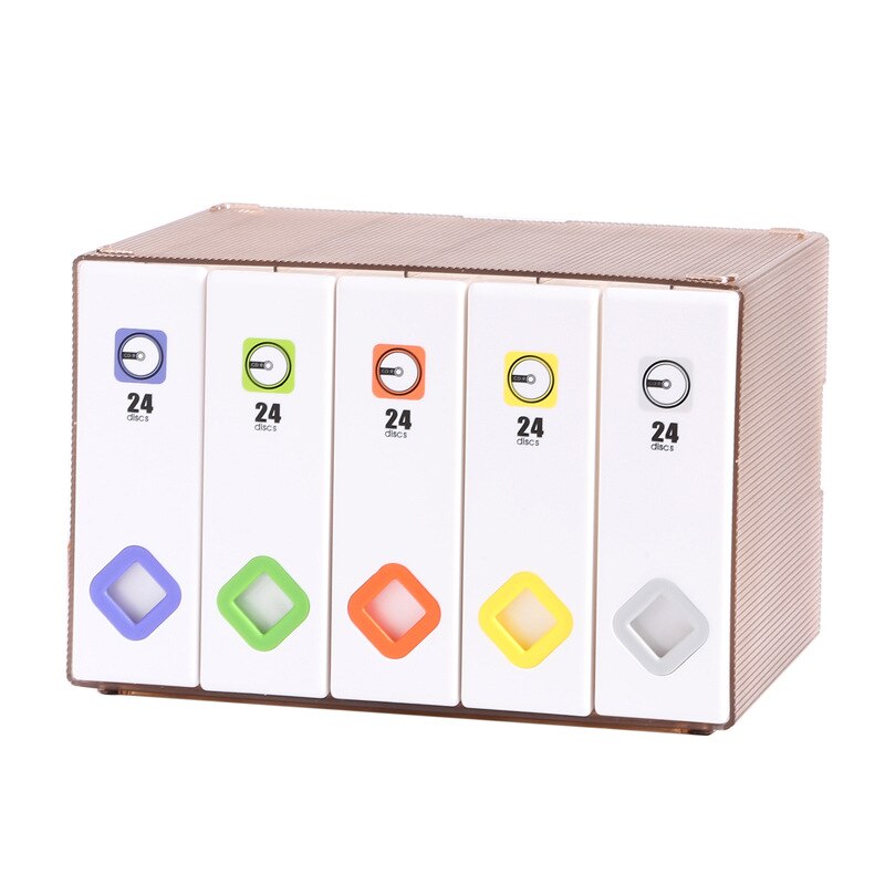 Cd Doos 120 Stuks CD-ROM CD-ROM Met Hoge Capaciteit Opslag Cartoon Slaapkamer Cd Pakket Voor Briefpapier: 4