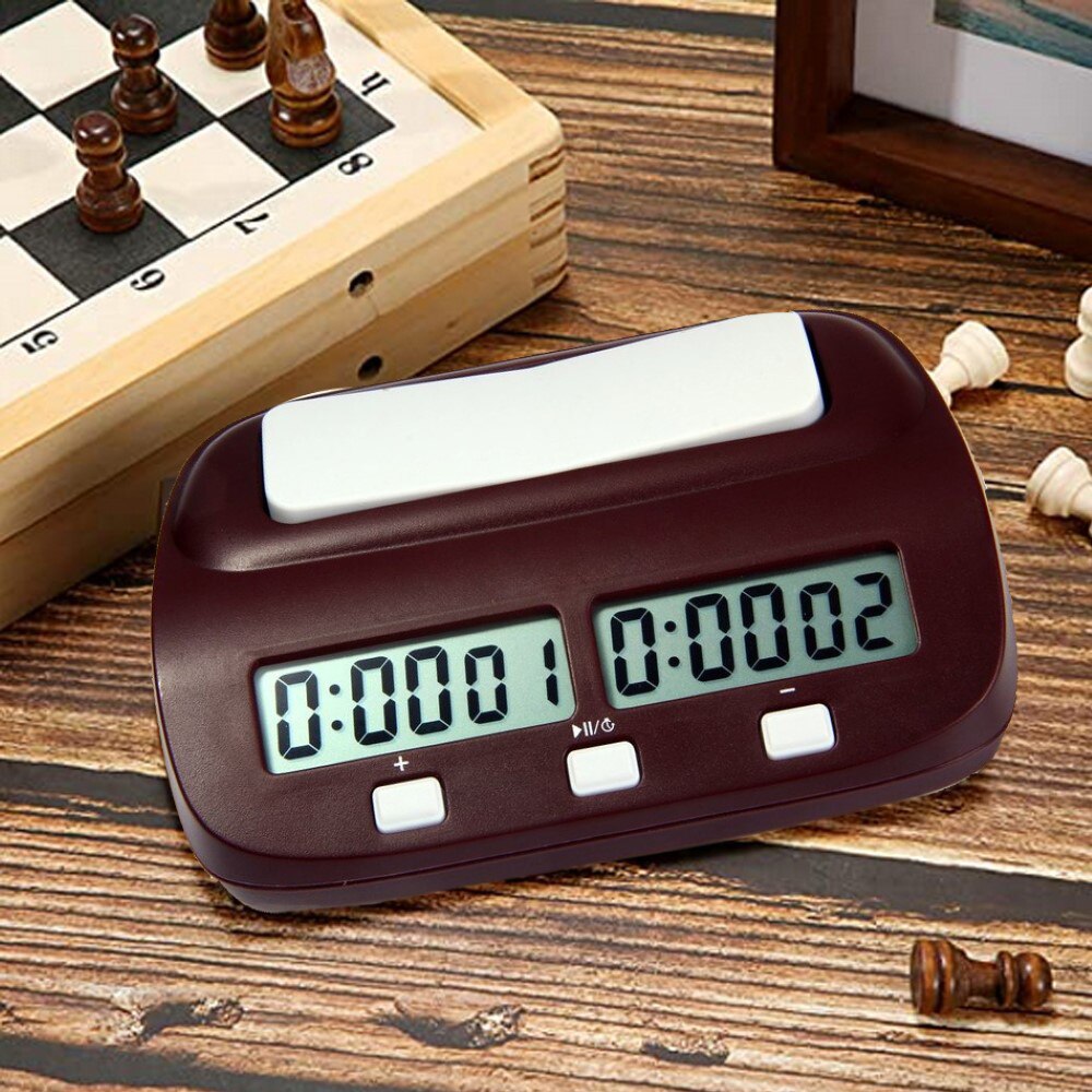 LEAP Digital Chess Clock Count Up Down Timer Sports Electronic Chess Clock I-GO Competition Board Game Chess Watch