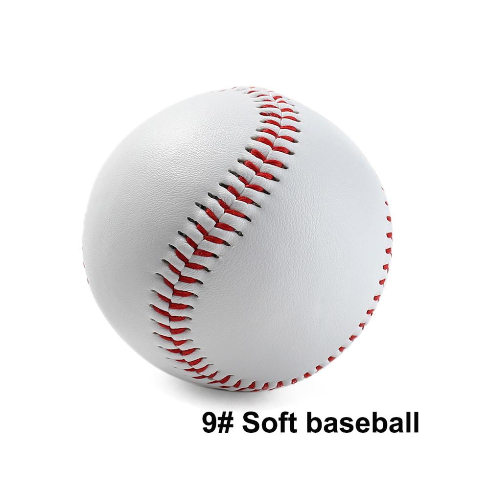Universal 9# Handmade Baseballs Hard&Soft Baseball Balls Training Exercise Baseball: Soft 