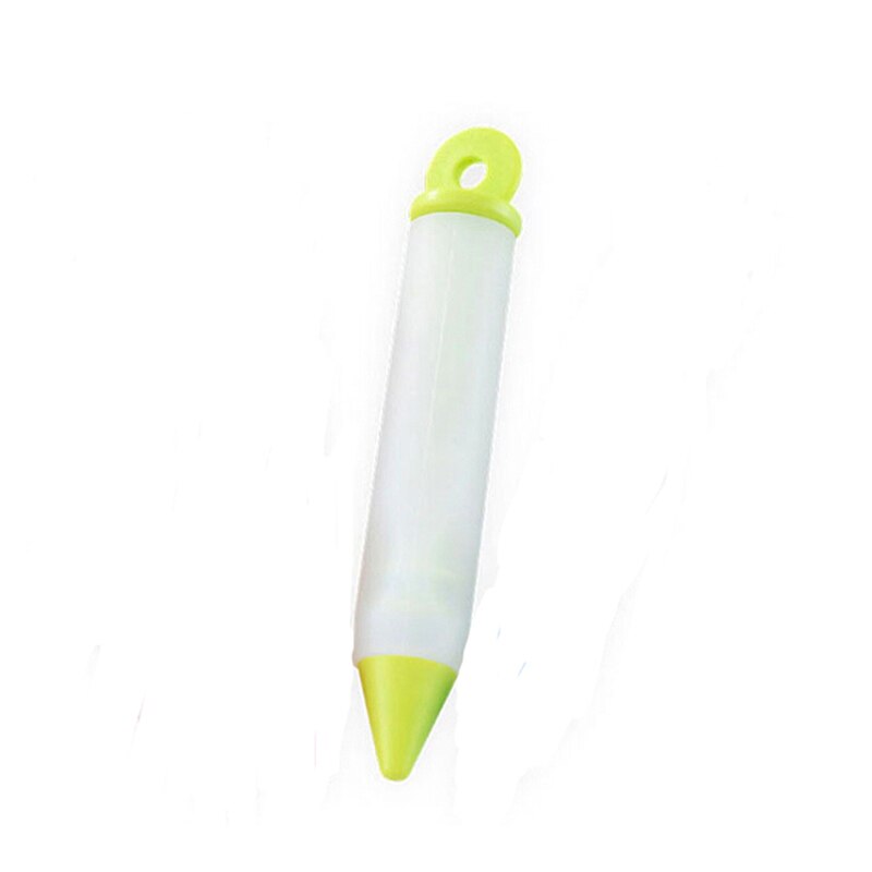 Silicone Food Writing Pen Chocolate Decorating Tools Cake Mold Cream Cup Cookie Icing Piping Pastry Nozzles Kitchen Accessories: green