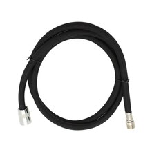 Kitchen Spray Replacement Hose For Faucets With Pull -out Spray Nylon 150cm G1/2" M15 Thread Shower Hose Black
