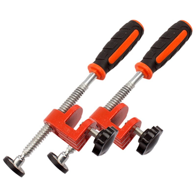 2Pcs Woodworking Edge Clamp F Clamp Quick Clamp Function Expansion Auxiliary Tool Fixing Clamp