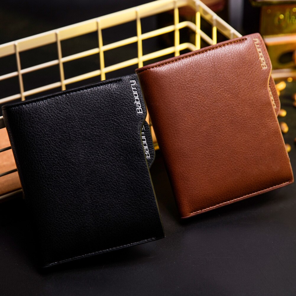 Luxuriöses herren-Geschäft-portemonnaie mit kartenhalter, herren-münzbeutel, münztasche mit reißverschluss, antimagnetisch, Anti-rfid