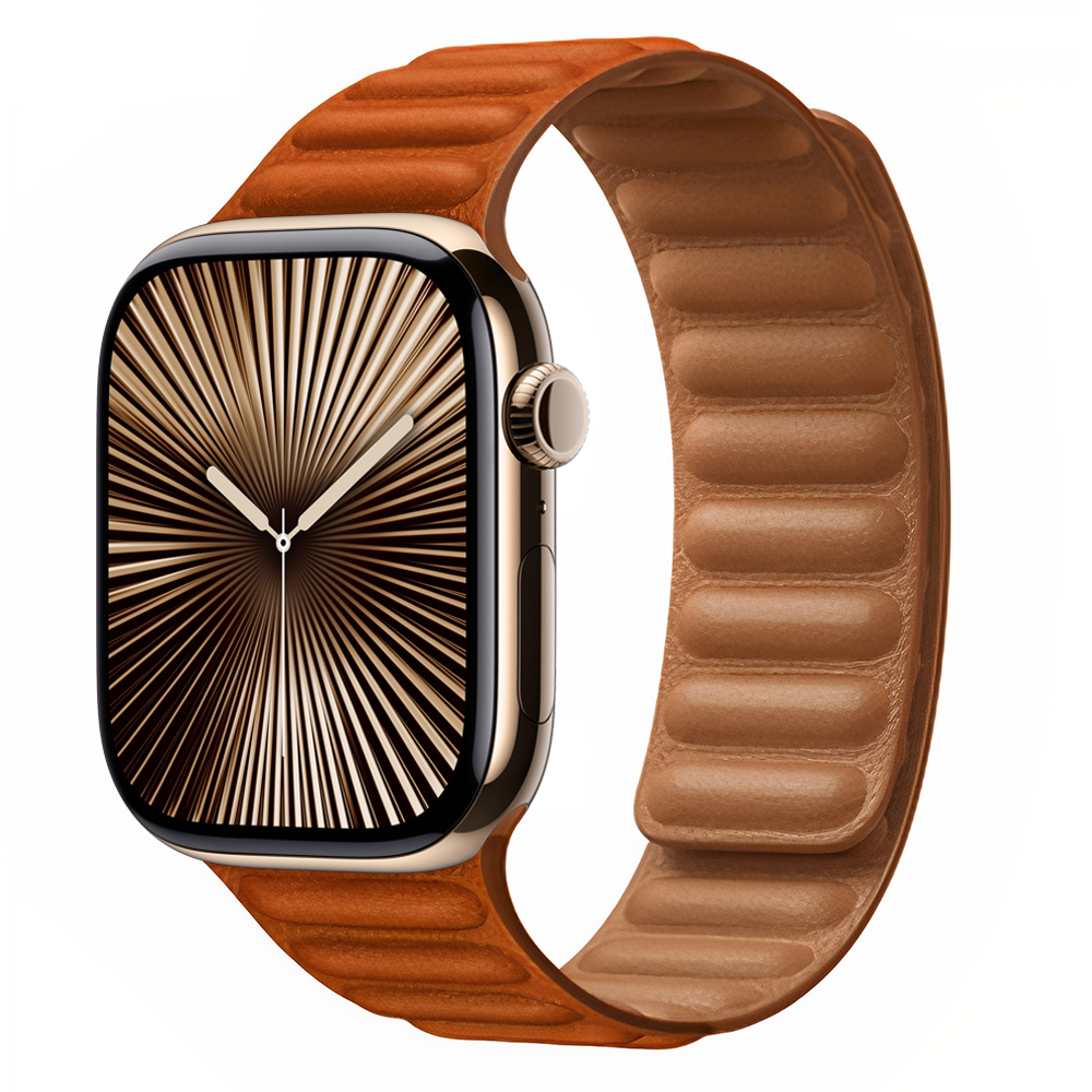 Enlace de cuero para Apple watch band 44mm 45mm 40mm 38 42 pulsera de bucle magnético iWatch seires SE 6 7 8 9 10 46mm ultra2 49mm: Blue White / 12 mm