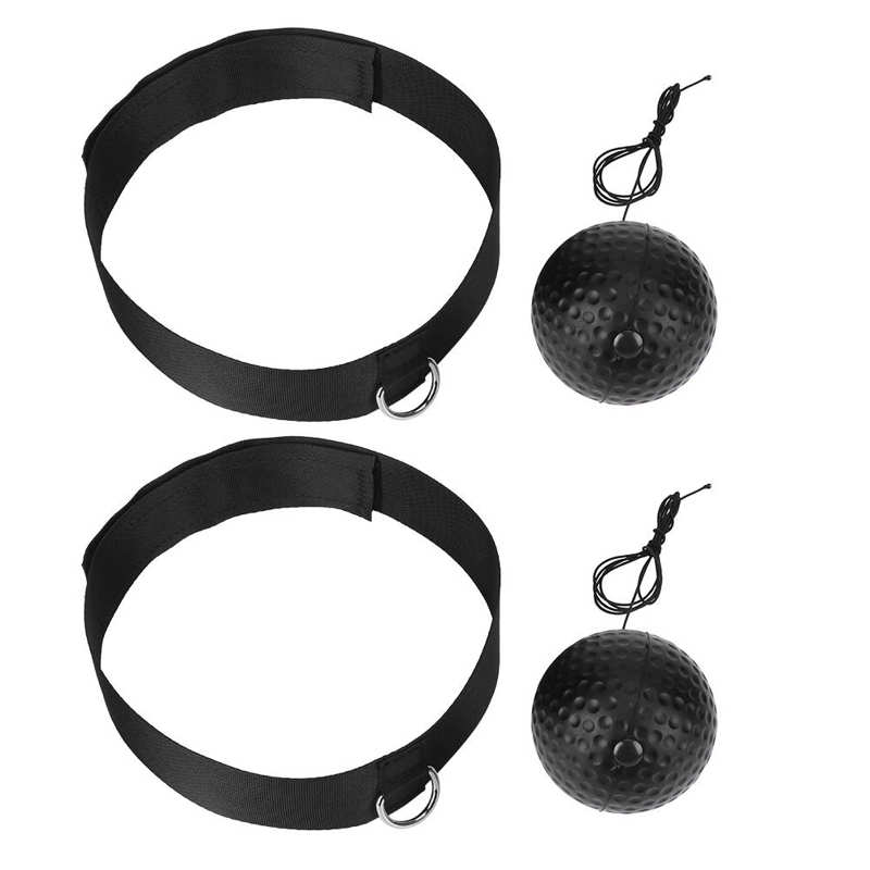 Boxing Training Ball Enhance Reflection Boxing Ball for Anywhere Training Beginner Anytime: Black