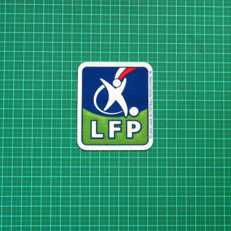 LFP francés Ligue 2002-2004 parche Ligue LNF: Cobre envejecido