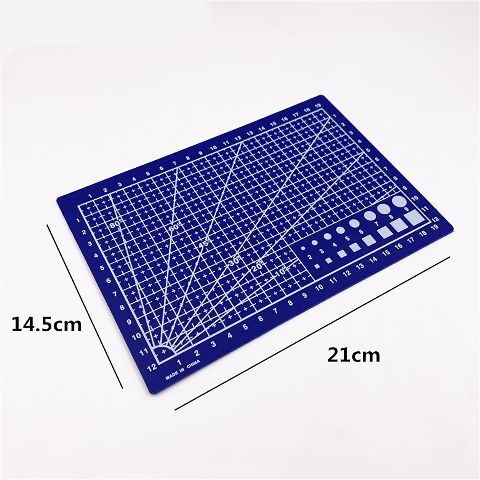 Tapete de corte A5 para manualidades, esterilla de corte autocurativa multiusos para acolchar, herramientas de cuero de doble cara para cortar, # M