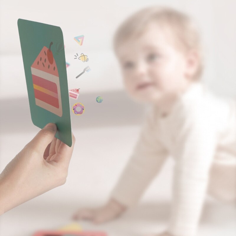 Black White Colorful Visual Stimulation Learning Activity Cards Flashcards