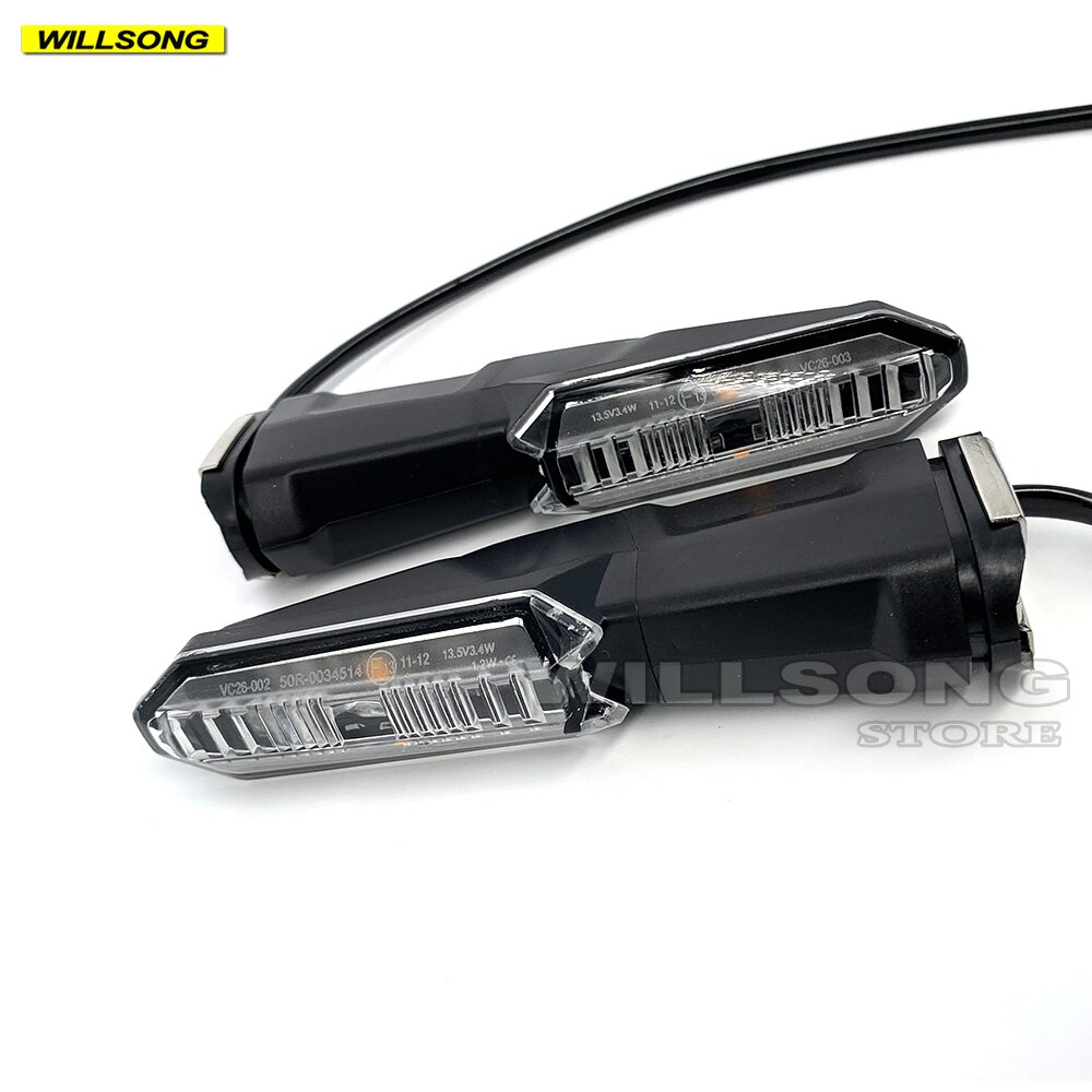 La parte trasera delantera luz LED de intermitente lámpara intermitente indicador para KAWASAKI Z/125/250/300/400/650/750/800/900/1000 Z650 Z900 de la motocicleta