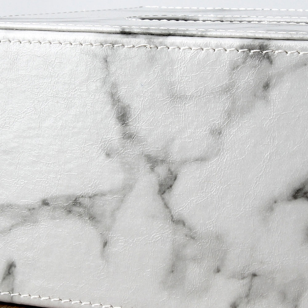Tissue Doos Houder Marbling Inkt Lederen Servet Storage Case Rechthoekige Papier Case Voor Cosmetische Weefsels Desktop Opslag Rekken
