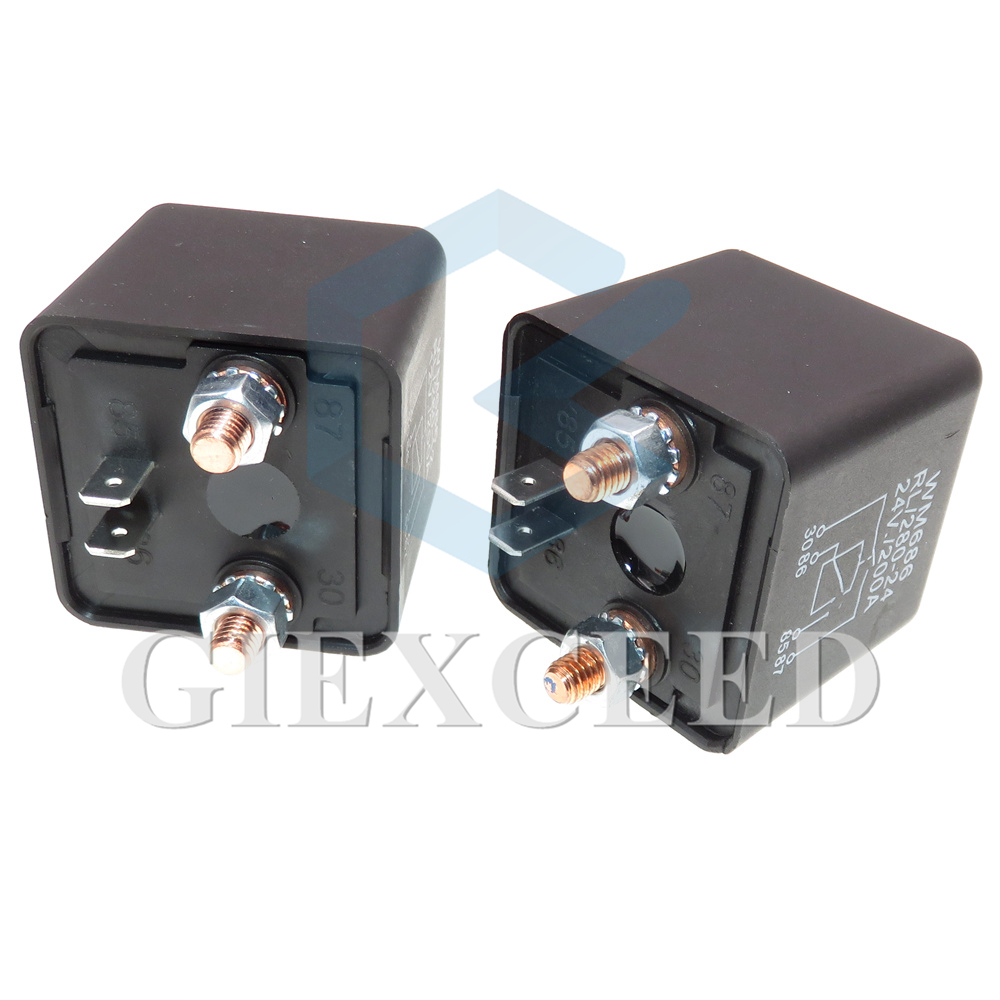 Relais 12V-48V DC 200A pour voiture et camion, commutateur de moteur, démarrage continu, automobile