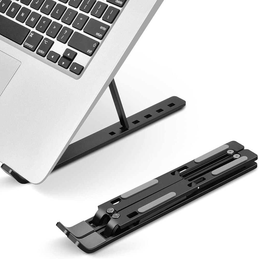New adjustable laptop stand, plastic foldable non-slip desktop notebook portable holder, support for macbook air, tablet mount