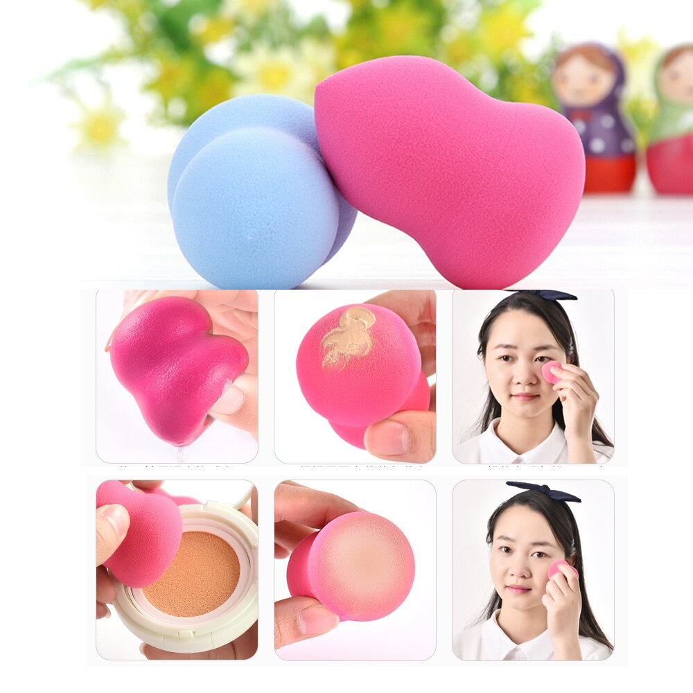 SANIYE de Fundación maquillaje Puff BB crema gota de agua de calabaza Blush saludable de látex suave esponja de corrector esponja de maquillaje