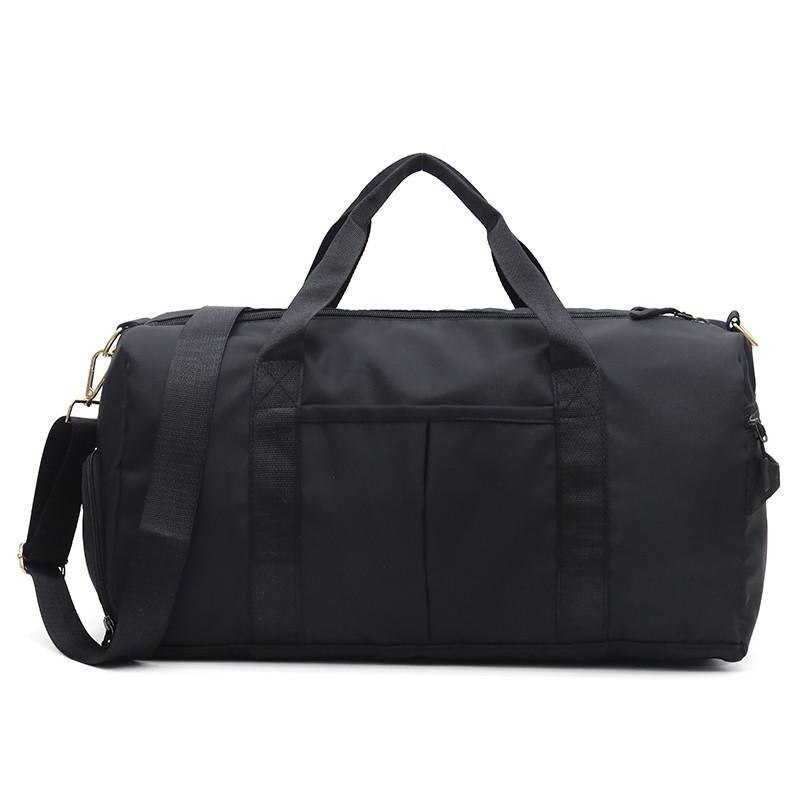 Moda duża torba podróżna kobiety kabina Tote Bag torebka nylonowa wodoodporna torba na ramię kobiety weekendowa torba na siłownię kobieta: Style 3 Black