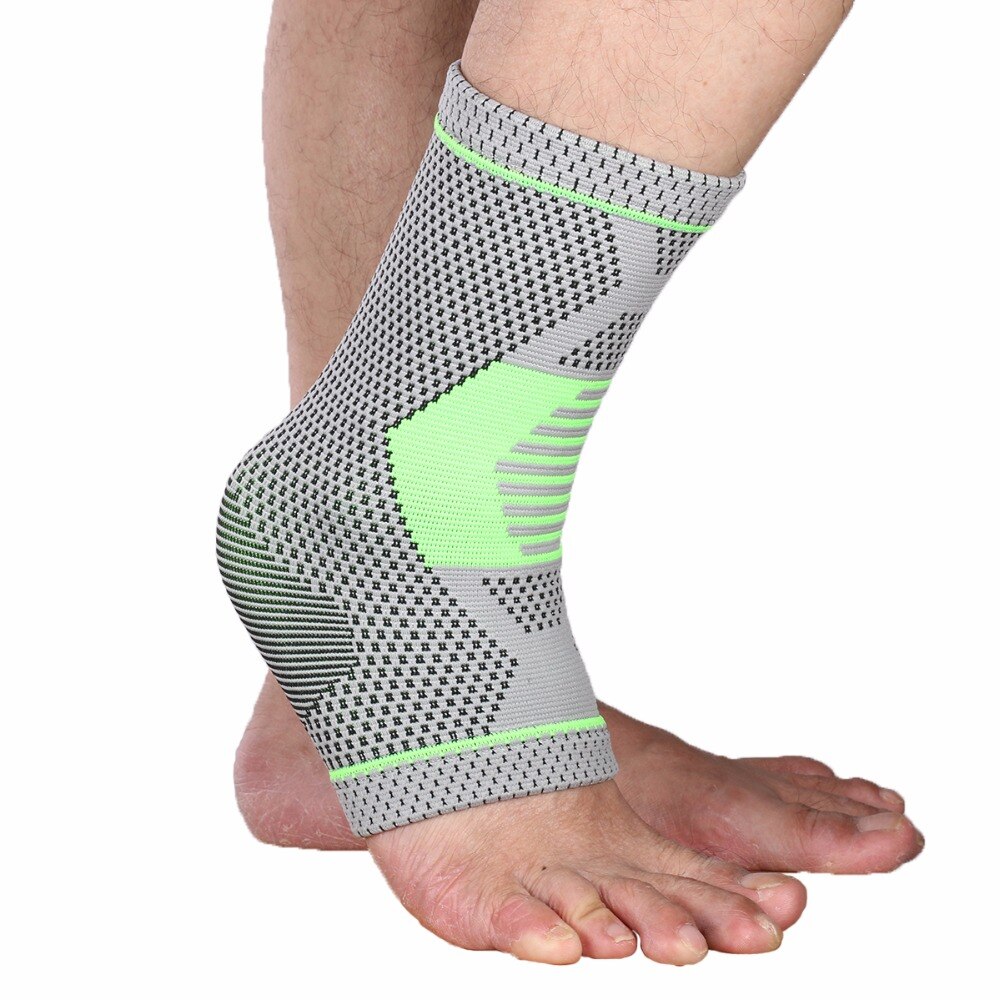 1 stks Elastische Nylon Bescherming Enkel Ondersteuning Brace Strap Ankle Brace Badminton Basketbal Voetbal
