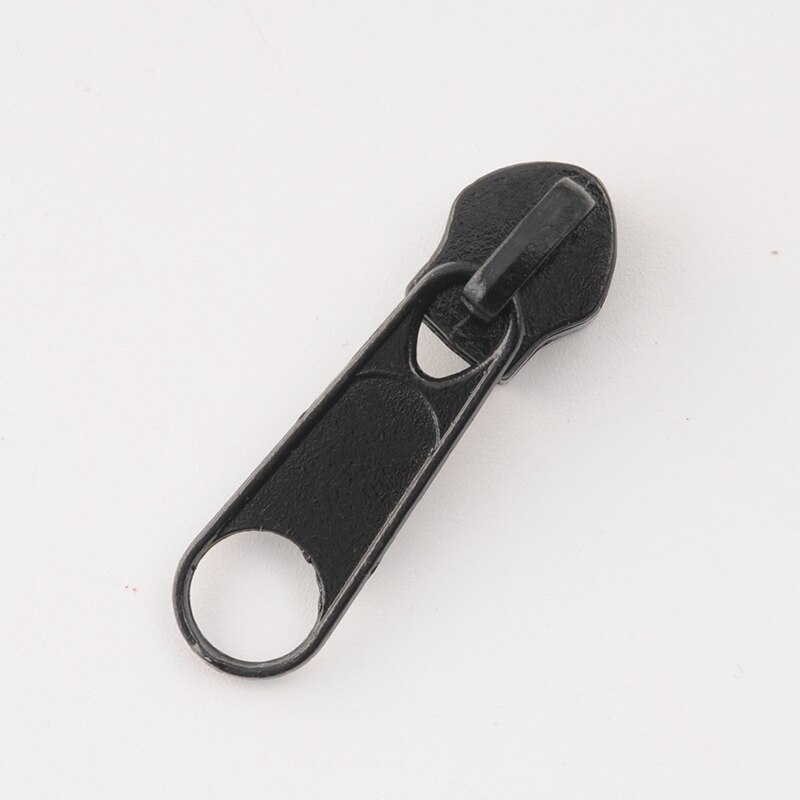 Meetee 10pcs 5# Anti-loading Zipper Sliders for Waterproof Reverse Installation for Invisible Bag Jacket Nylon Coil Zip Puller: E