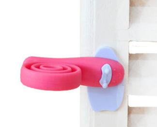 Kinderen Veiligheid Cartoon Deur Klem Knijpen Hand Security Card Leuke Baby Deurstopper Slak Clip Kindje Deurslot Windscherm: 3pcs red