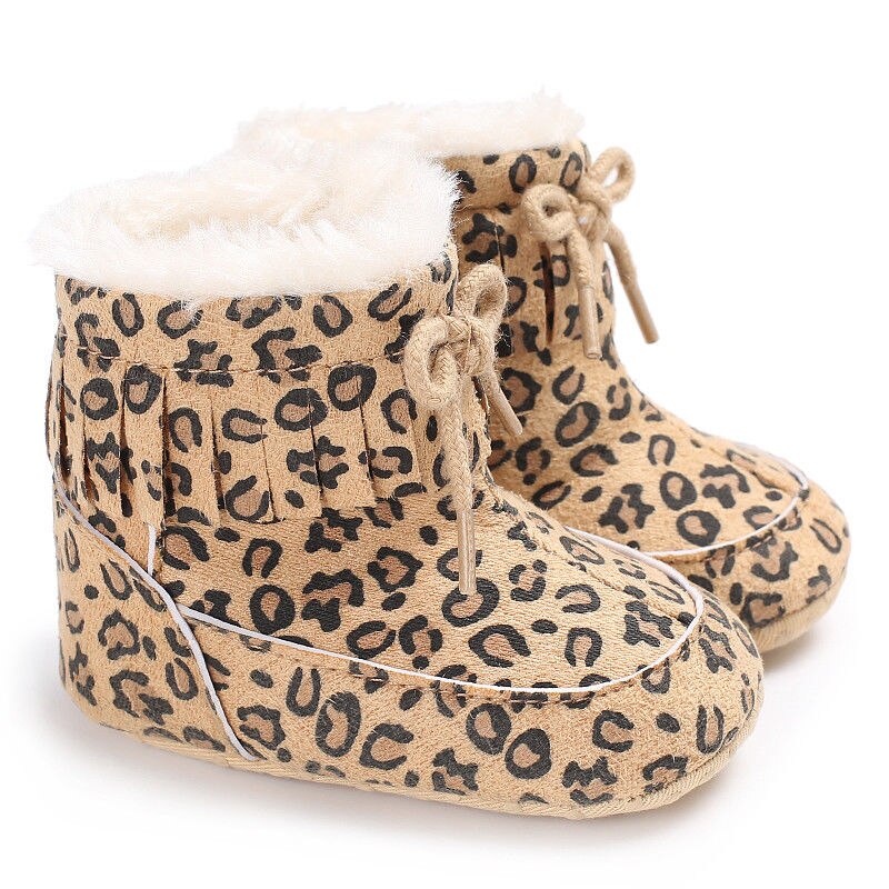 Recién nacido Niño, bebé, Invierno botas bebé niña Cuna La nieve botas recién nacido Niño Prewalker arco botas Zapatos