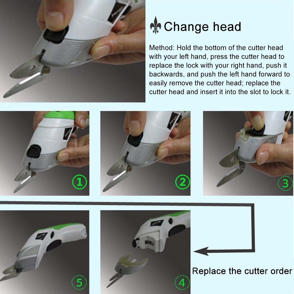 20W Elektrische Schaar Multipurpose Stof Auto Cutter Cordless Kleermakers Schaar Oplaadbare Voor Snijden Kledingstuk Handheld Schaar