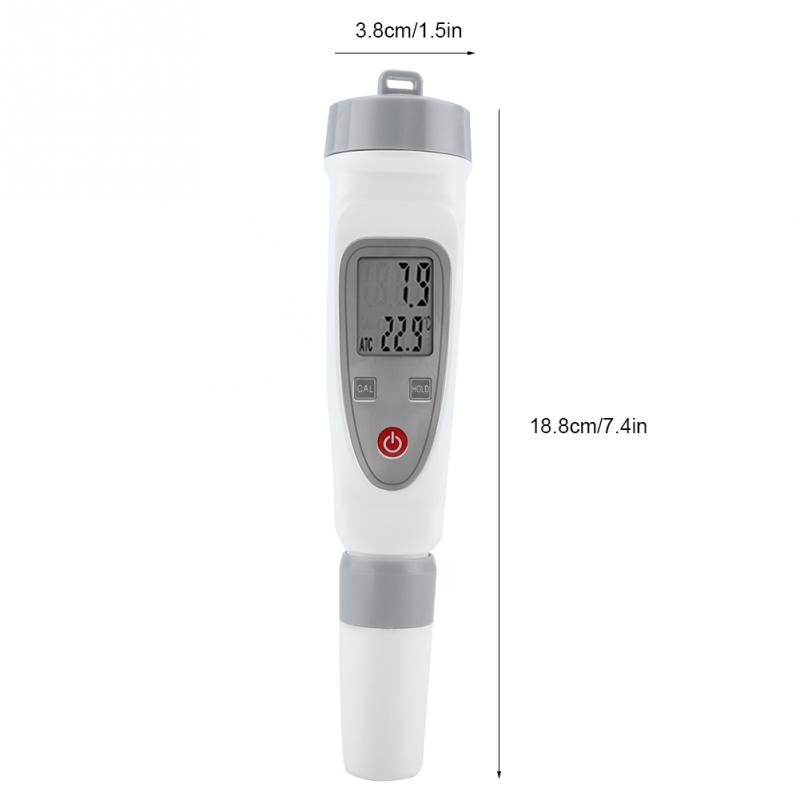 Professionele PH Meter PH/EC/Temperatuur Meter Digitale Water Monitor Tester voor Zwembaden, Drinkwater,