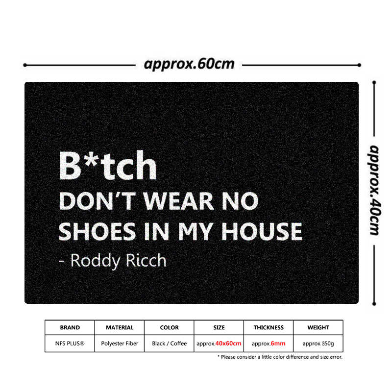 Tapete deocorativo para porta frontal, tapete para casa, exterior, interno, preto, de fibra de poliéster, antiderrapante, tapete para chão, sapatos tapetes