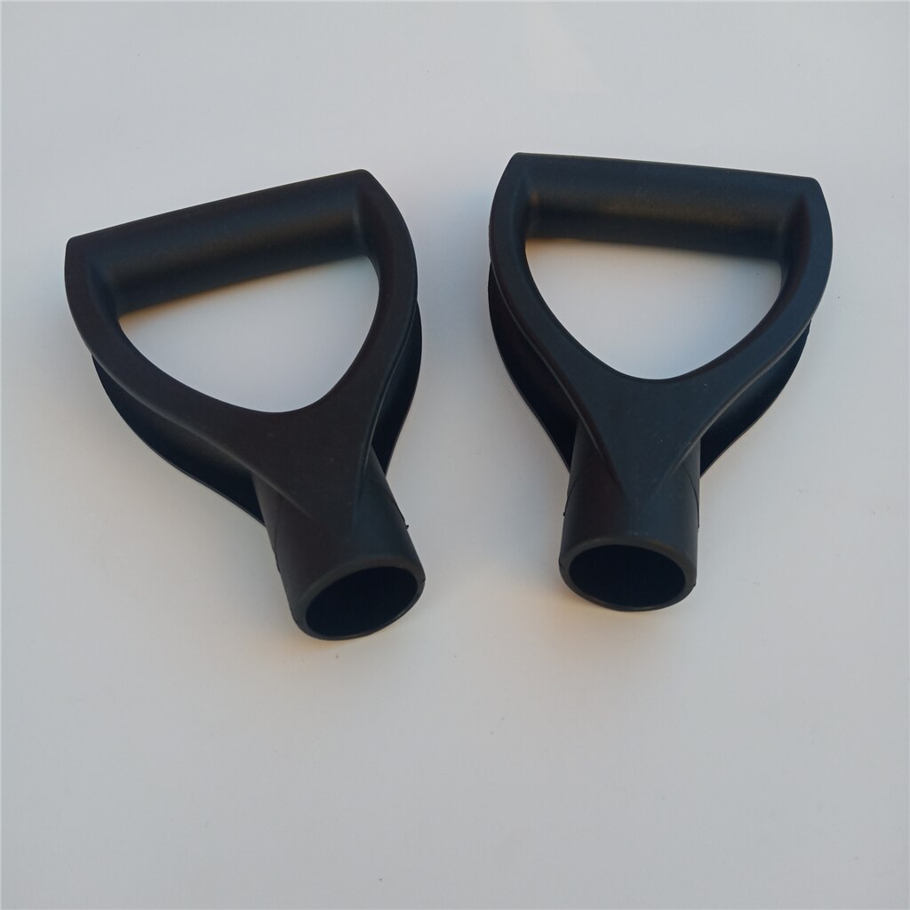 2 pieces plastic replacement snow shovel D handle handle for spades, forks,