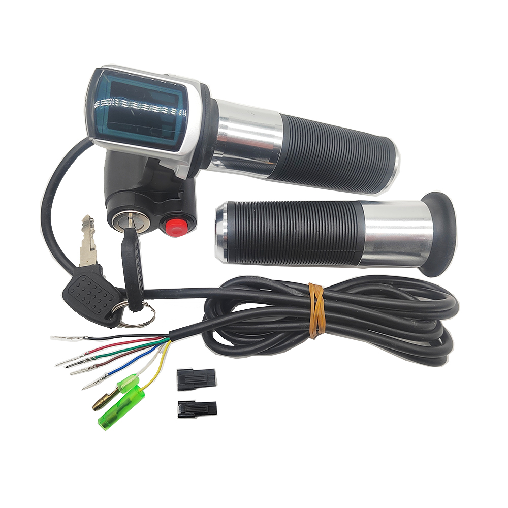 36v/48v velocidade cruzeiro acelerador ebike com bateria de energia display lcd interruptor guiador apertos para bicicleta elétrica/scooter/ebike: 36V throttle