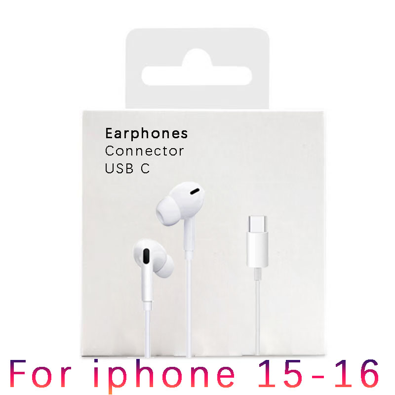 Bedrade koptelefoon Type c Oordopjes voor Apple Lightning-hoofdtelefoon met lijn Iphone 5 6 8 7 Plus X XS MAX XR 10 11 12 13 14 Pro 15 16: Mint