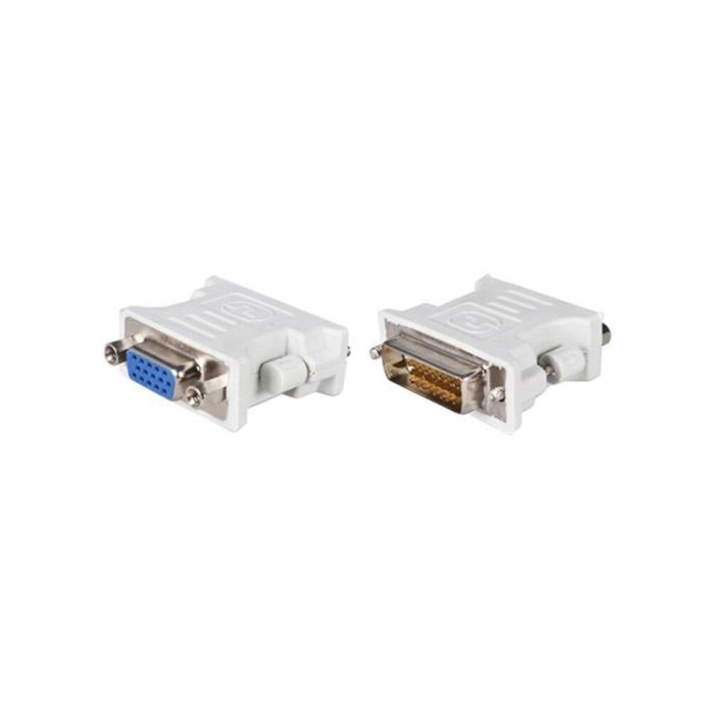 DVI D mâle vers VGA femelle adaptateur convertisseur VGA vers DVI/24 + 1 broche mâle vers VGA femelle adaptateur convertisseur
