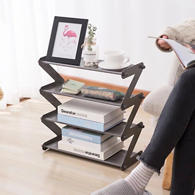 Shoe Rack Stee Z-type Shoe Rack Steel Stainless Steel Shoe Rack S... – Grandado