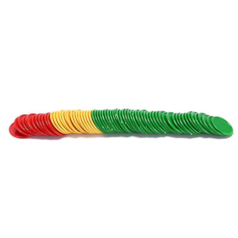 Fichas de Bingo de plástico, 68 piezas, 3,2 cm, para aula y juegos de Bingo, colores mezclados