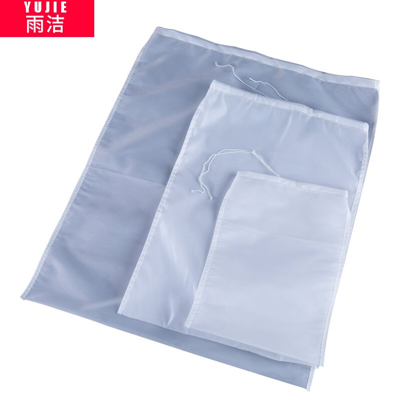 3 poser nøttemelkpose kommersiell gjenbrukbar mandelmelkpose sil finmasket nylon osteduk kaldbrygg kaffefilter 300 mesh