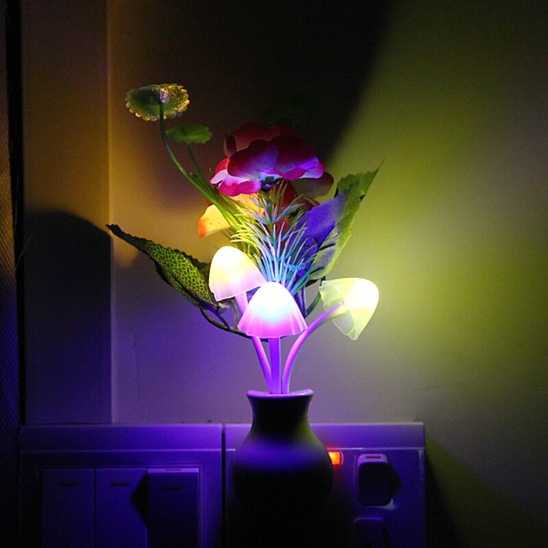 Sensor Nachtlampje Pruimenbloesem Bloem LED Lamp VS Plug 220 V Romantische Home Decor