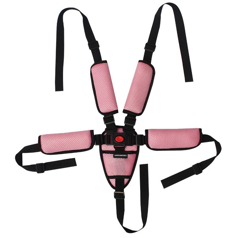 Cinto de segurança para cadeira de bebê, para carrinho de bebê yoya plus babyyoya yoyayoyo vovo tianrui acessórios para bebê: universal pink