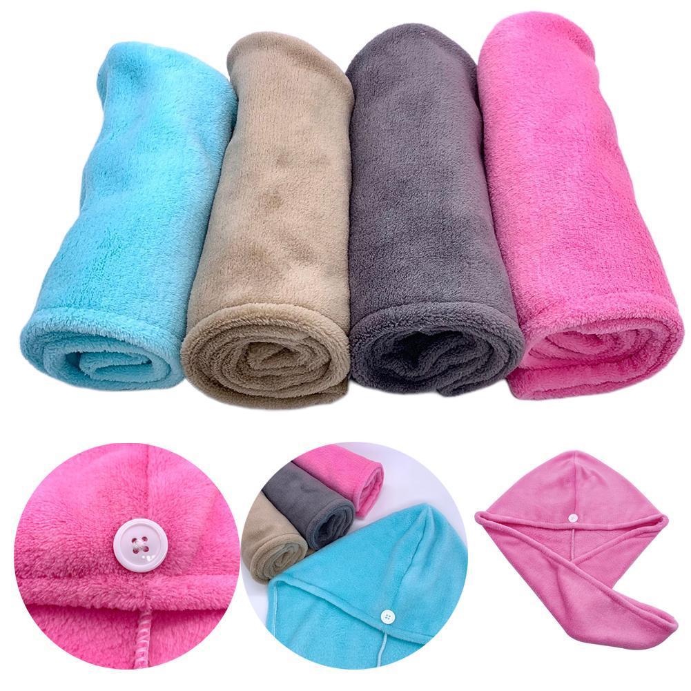 Magische microvezel haar snel drogende föhn handdoek bad douche wikkel hoed pet tulband muts snel drogend  z3 c 0